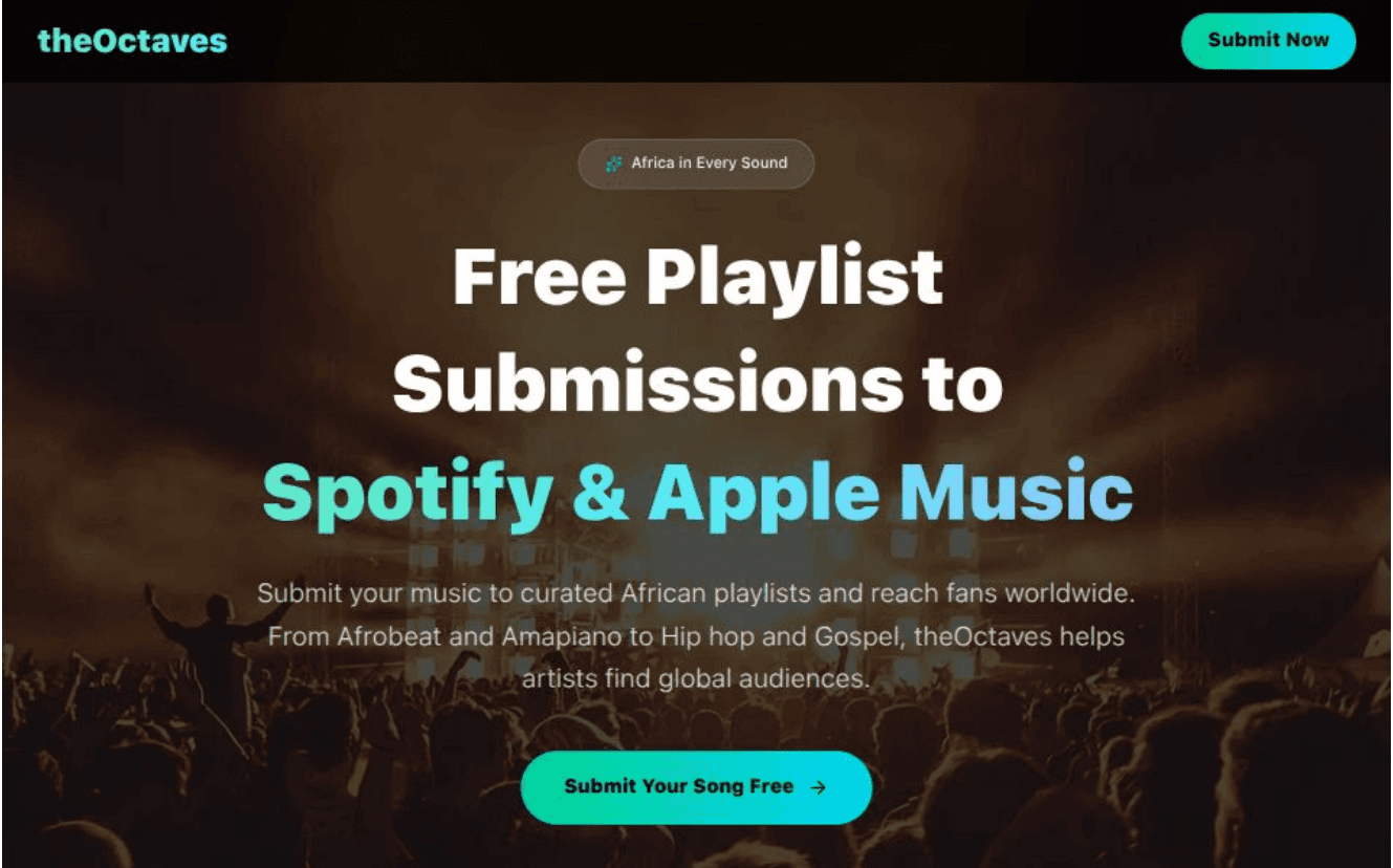 Octaves - Project Screenshot